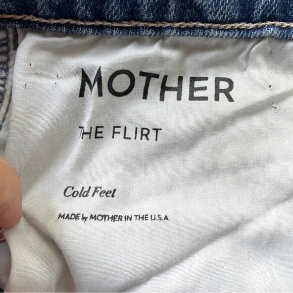 Mother Superior The Flirt Fray Cold Feet Jeans - 30" - Picture 7 of 13